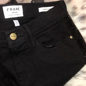 Frame le high straight jeans